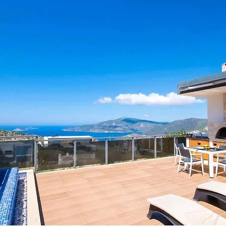 Kashoneymoonvillawith Indoorhotpool Andseaview * 카스